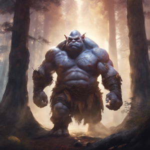 Ogre in the forest